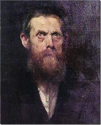 Portrait of Eugene von Blaas: Self-portrait